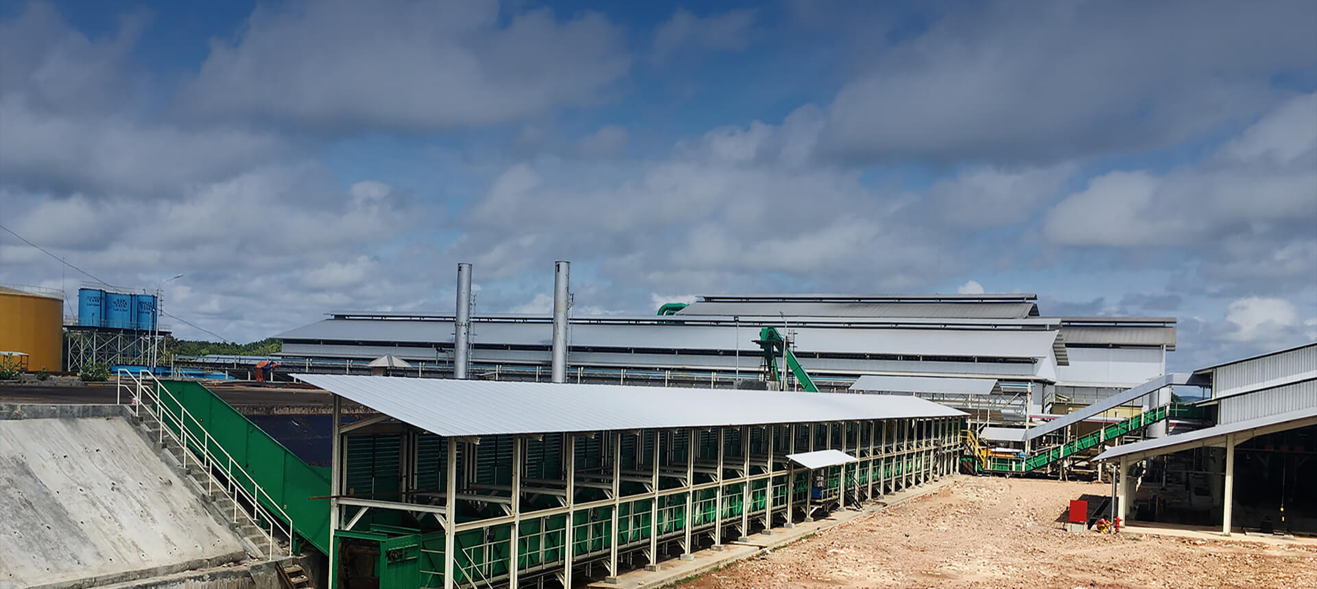 Machine de stérilisation des fruits de palmier au Sri Lanka